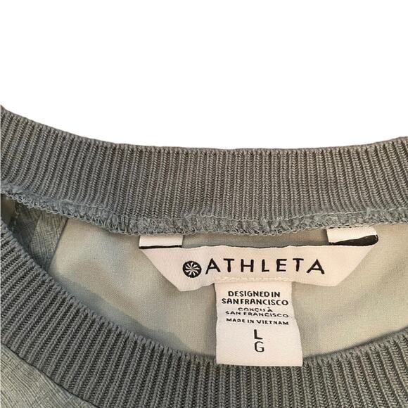 ATHLETA Zephyr green Print halter str TankTop size lg - Picture 6 of 7